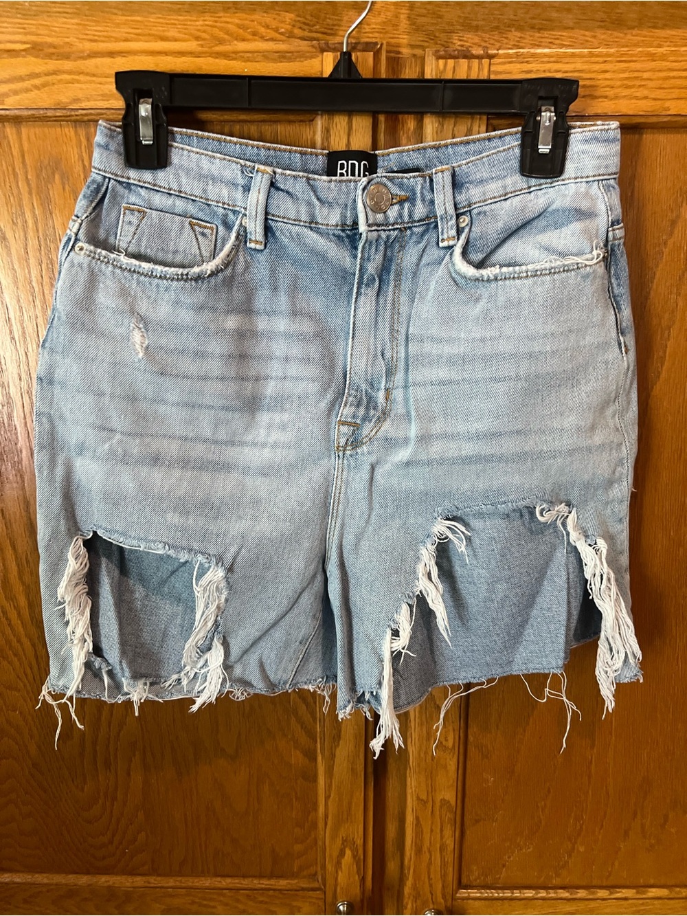 BDG Destroyed Jean Shorts
